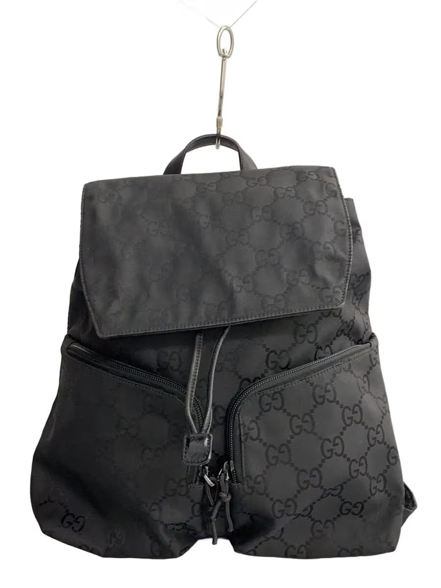 GUCCI Backpack Nylon BLK Allover - image 1