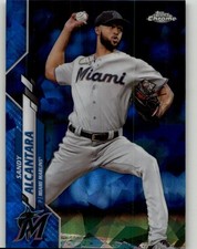 2020 Topps Chrome Sapphire Edition Sandy Alcantara #71 Miami Marlins