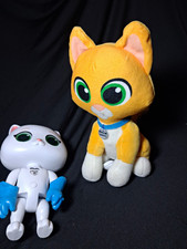 Disney Pixar Sox Lightyear Cat Plush Stuffed Animal Orange White Animation