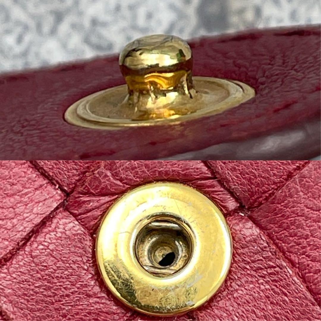 Bottega Veneta Red Leather Fold Wallet Intrecciato Unisex Authentic Japan thumbnail 14