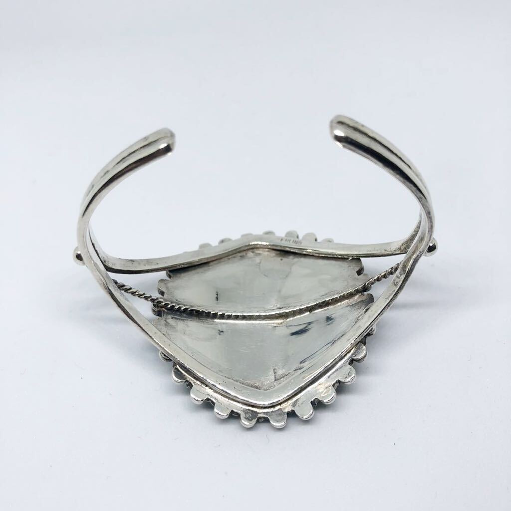 ZUNI Needle Point Cluster Bangle 925 Zuni NAVAJO Needlepoint 
