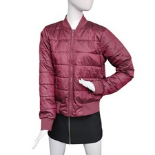Lululemon Non-Stop Reversible Bomber Jacket Size 10 Redwood Full Zipper