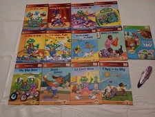 Lot of 13 Leap Frog Early Reading Series Tag Books with Pen