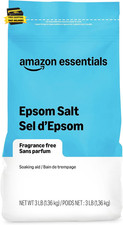 Epsom Salt Soak, Magnesium Sulfate USP, 3 Pound, 1-Pack Previously Amazon Basic