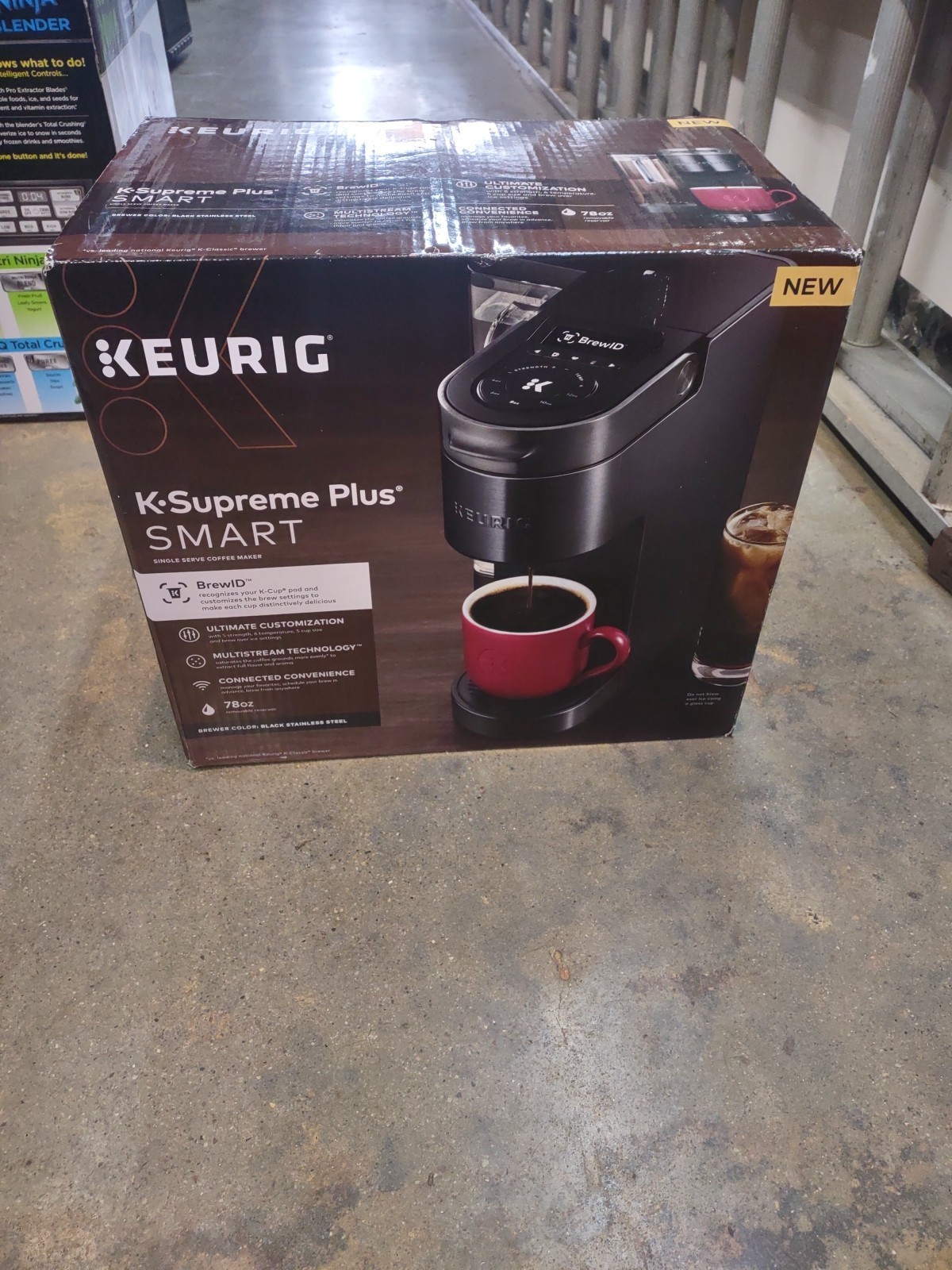 With Brewid 78 Oz Reservoir Black New