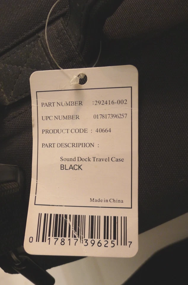 Bose SoundDock 便携式手提旅行衬垫保护壳 40664 Plus 肩带 — 第 4/4 张图片