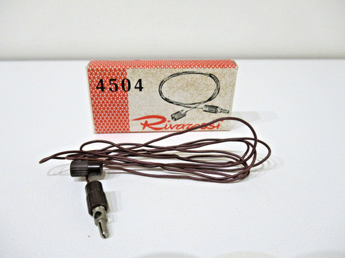 RIVAROSSI 4504 - cavetto unipolare bruno con spina piccola maschio/femmina | Zustand: Usato
