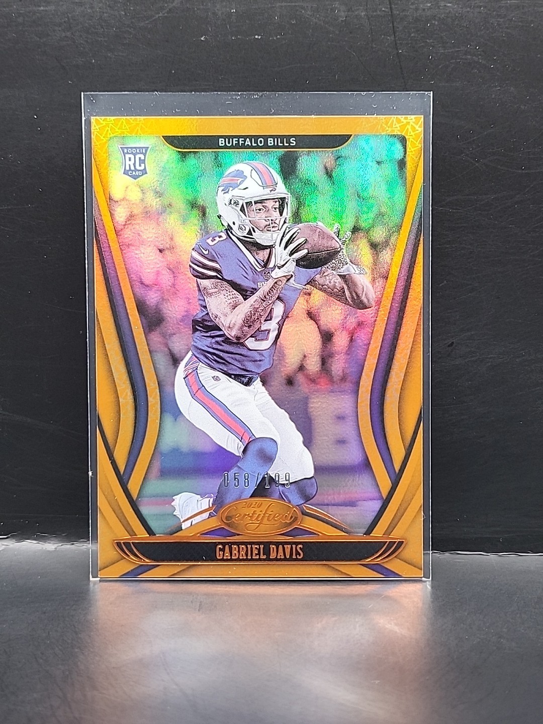 Gabriel Davis RC 2020 Panini Certified Orange Rookie /199 Buffalo Bills #138 NFL