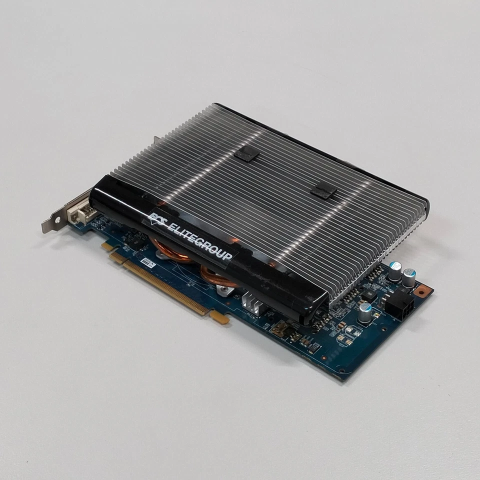 ECS EliteGroup NVIDIA 9600GT 512MB DDR3 PCIe 2.0 x16 Passive Cooled Graphics GPU - Image 2 of 4