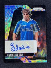 2024-25 Panini Prizm Premier League Gianfranco Zola #S-GZ Choice Prizm Auto