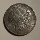 1921 Morgan Silver Dollar $1 Coin Business Strike 0.9 Fineness Silver