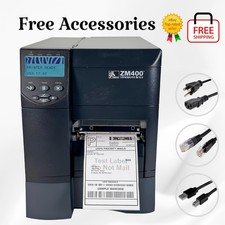 Zebra ZM400 Direct Thermal Transfer Printer for Business Compliance Labeling USB