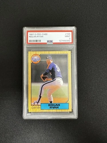 1987 O-Pee-Chee - PSA 9 Mint HOF Houston Astros. Nolan Ryan #155