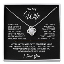 To My Wife Necklace, Christmas Gifts For Women, Anniversary Gift For Wife