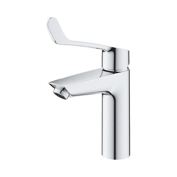 Grohe Eurosmart Einhand-Waschtischbatterie, M-Size, Langer Metallhebel, Glatter-image