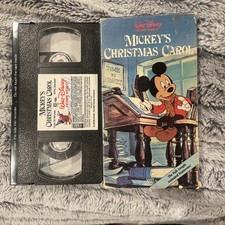 Vintage Walt Disney Mickeys Christmas Carol 1983 VHS Tape