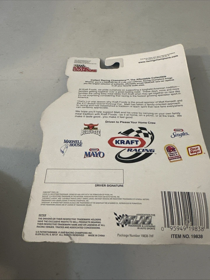 Racing Champions 1998 Kraft Racing Matt Kenseth #17 NASCAR 1/64 coche nuevo Foto 4 de 4