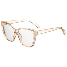 Sunglasses for Women Men, PC Anti-Blue Light Flat Type Sunglasses, Tan