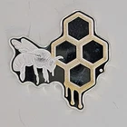 5 Gram Silver .999 Trader Bea Round Bee Honeycomb Fractional Ag