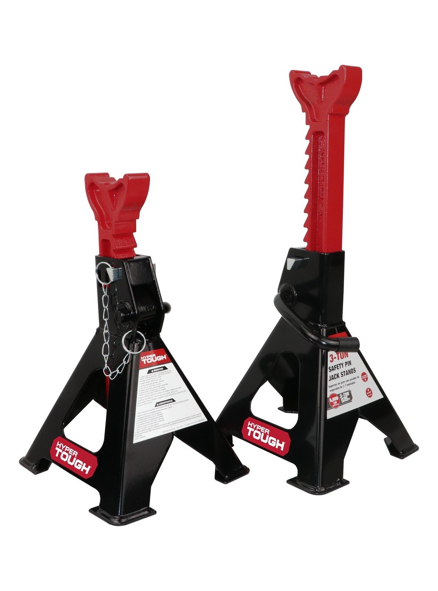 スタンドティー③ サエトンコツ Hyper Tough HT-JS3T 3 Ton Steel Jack Stands with Safety Pins