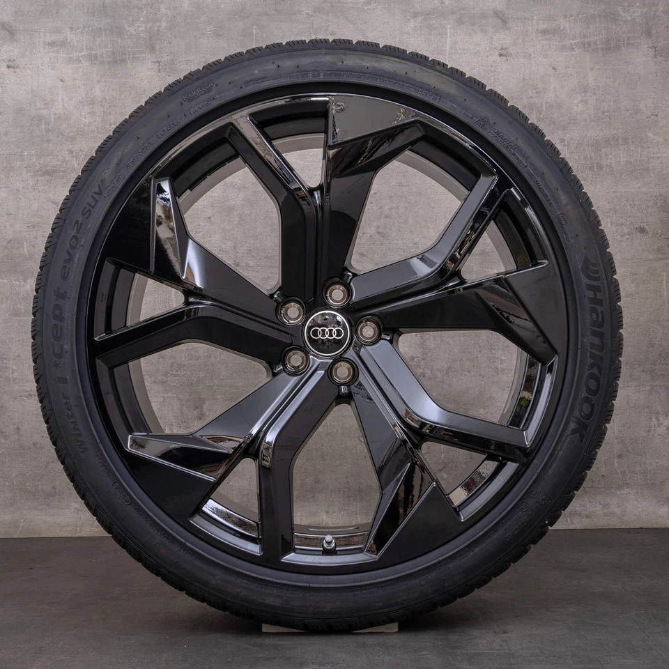 Audi RS Q8 23 Zoll Rotor 4M8 Winterräder Felgen 4M8601025DC schwarz NEU - Bild 3 von 4