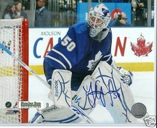 Jonas Gustavsson Photo Auto Hockey Toronto Maple Leafs
