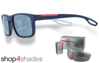 Prada Sport Unisex Sunglasses Blue Rubber_light Grey_black Mirror 03rs Ur55l0 Prada Sport Unisex Sunglasses Blue Rubber_light Grey_black Mirror 03rs Ur55l0