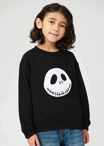 graniph x The Nightmare Before Christmas Present Kids 3D Pocket Sweat Japan Pre - Picture 7 of 10