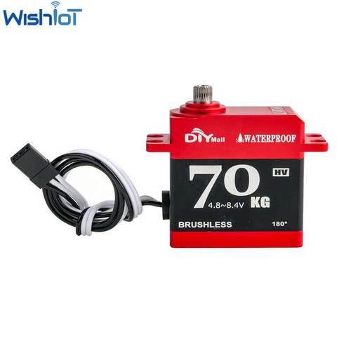Large Torque Digital Servo 8.4v Brushless 70kg Motor Metal Steel Gear Waterproof - Picture 3 of 14