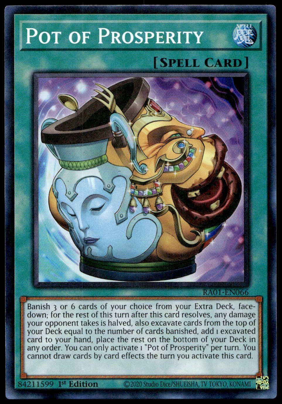 US Pot Of Prosperity RA01EN066 Super Rare 1st Edition eBay