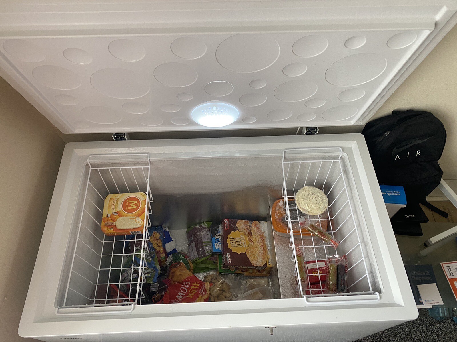 HAIER HCE319F 319L CHEST FREEZER £469 LARGE FAMILY COMMERCIAL FREEZER