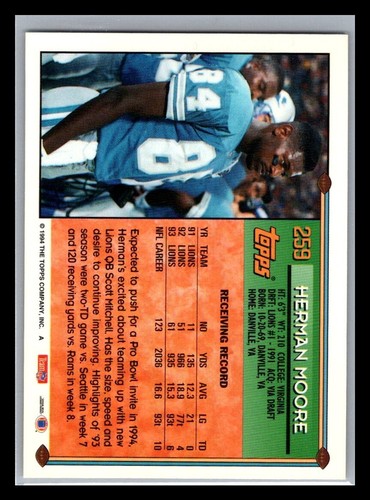 1994 Topps Football # 221 - 440 - Pick Your Card! - Picture 78 of 440