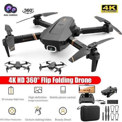 2024 NEW Rc Drone Foldable 4K HD Camera WIFI FPV Quadcopter 3 Batteries