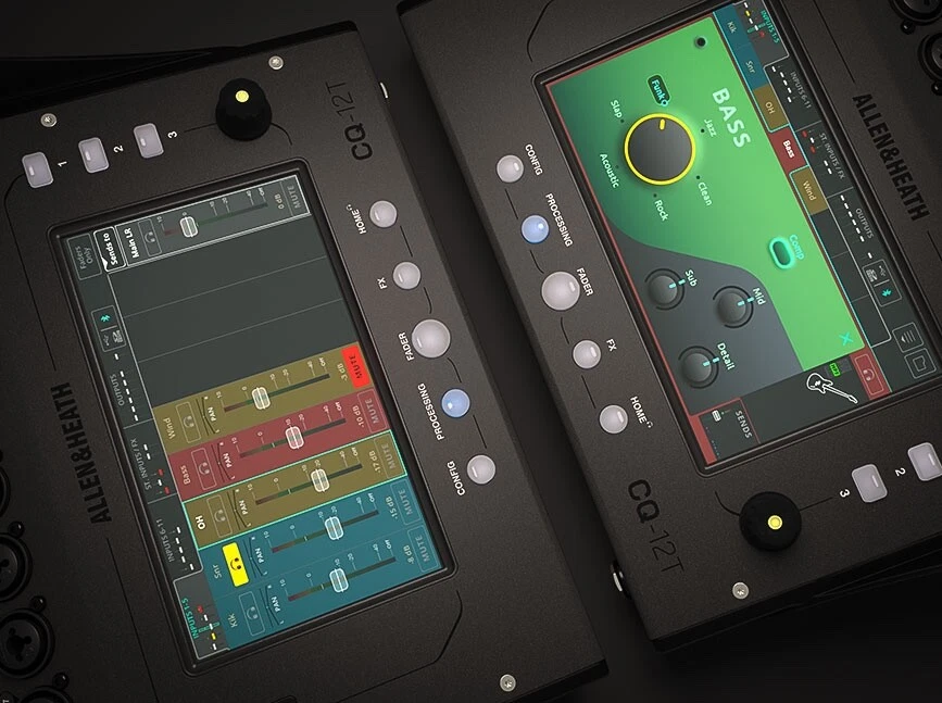 Allen & Heath CQ-12T Ultra-Compact Digital Mixer - Black (AH-CQ12T) - Image 3 of 4