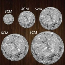 30-50mm Crystal Ice Crack Ball Quartz Marbles Magic Sphere