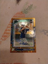 2024 Panini Gold Velocity Brock Porter 01/10 Auto