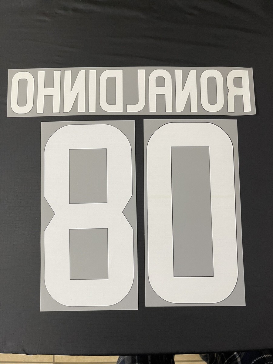 Italy AC Milan Ronaldinho Original Name Set For A Shirt | eBay