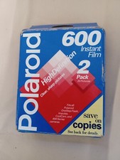 Polaroid 600 Instant Film 2 pack Open Box NOS High Definition