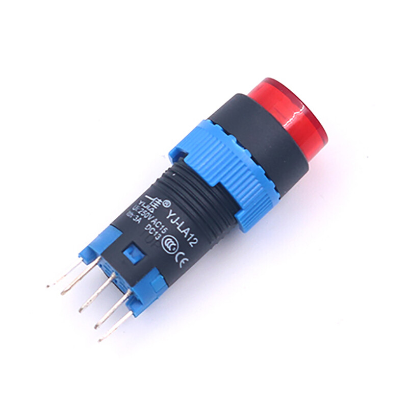 2pz,12mm Pulsante Momentaneo Rotondo Interruttore Pulsante Piatto SPST - Foto 13