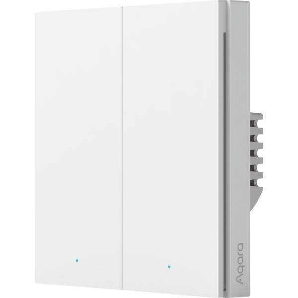 Aqara WS-EUK04  Interruttore a muro senza fili  Bianco Apple HomeKit