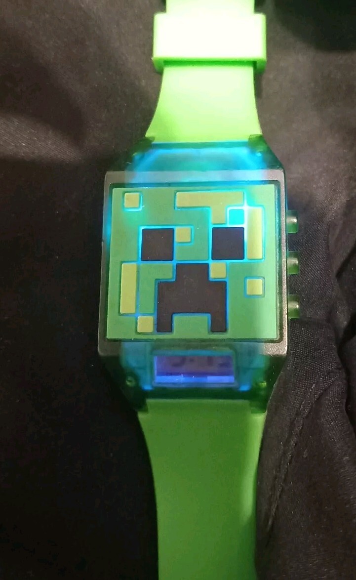 Green Minecraft Watch Light Up Digital - Minecraf… - image 4