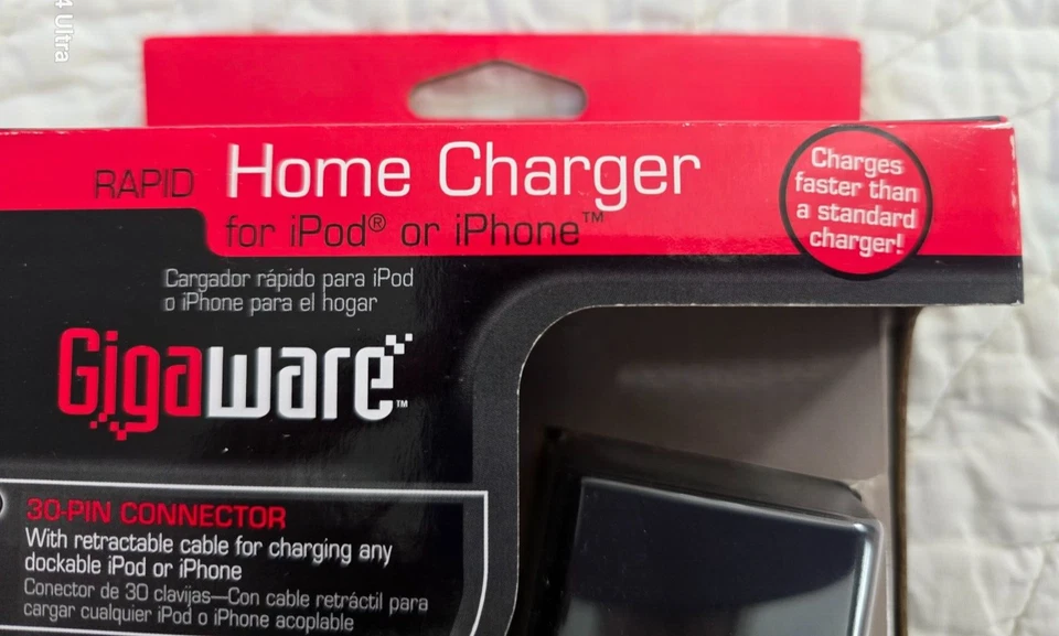 NUEVO Cargador rápido Gigaware para el hogar iPod iPhone 12-636 Nuevo en paquete Foto 4 de 4