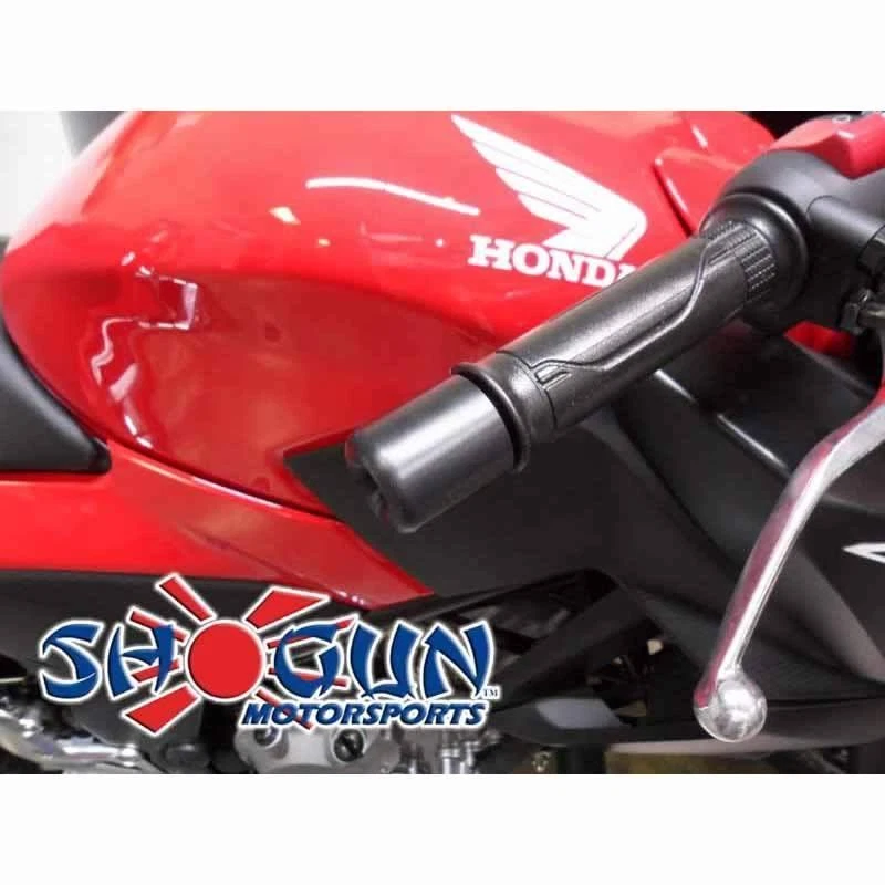 Honda 1999-06 CBR600F4 CBR600F4i 600 F4 F4i Shogun extremos de barra negro - extremo de barra Foto 2 de 2