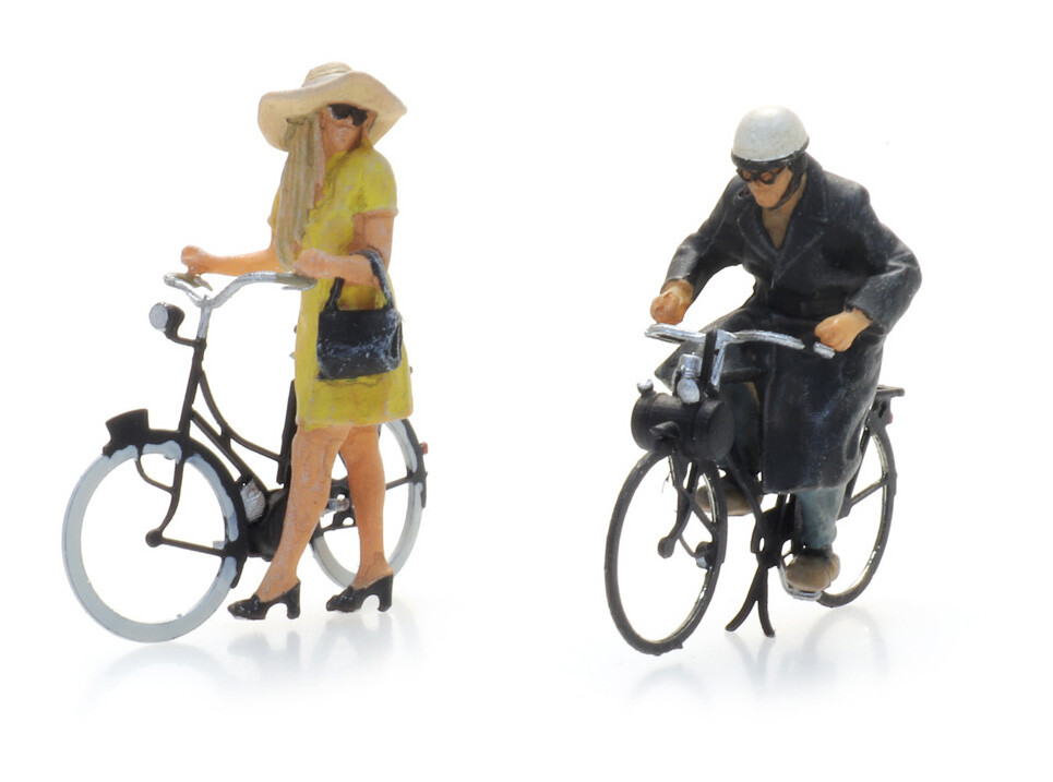 Artitec 5870017 - H0 / 1:87 - Solex And Mobylette Riders - New