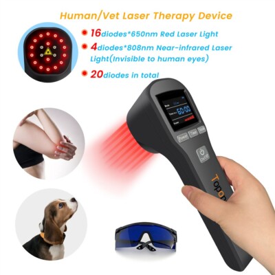 Toponechoice Red Light Therapy for Body Portable Light Therapy Cold Laser Wand