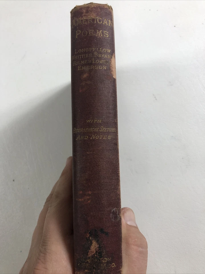 American Poems : Biographical Sketches & Notes - Horace Scudder (Hardcover, 1893 Foto 2 de 4