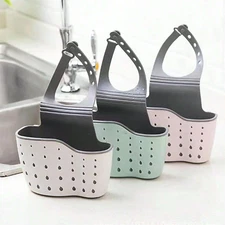Kitchen Sink Sponge Holder  Sink Caddy Basket Shower Caddy Soap & Brush Holder