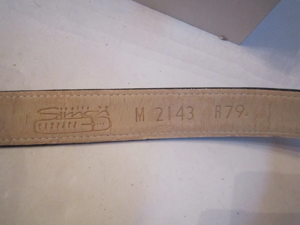 SIMON HEBILLA DE CINTURÓN Y CINTURÓN - CRISTALES DE SWAROVSKI - CUERO JENKINS - BBA - 27 Foto 4 de 4