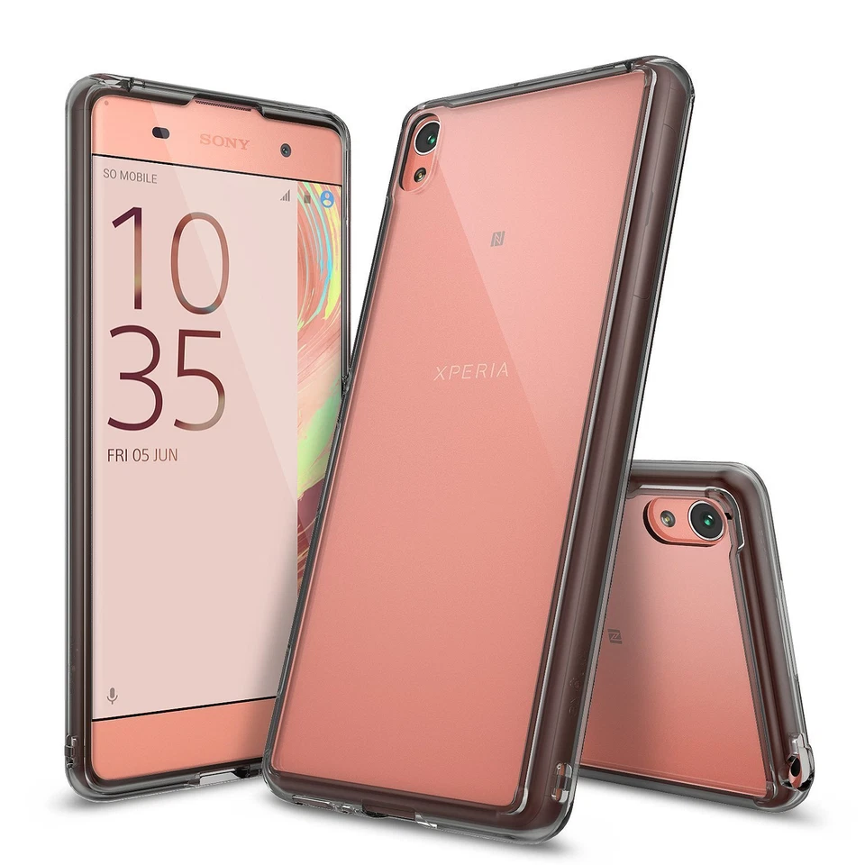 Funda protectora transparente a prueba de golpes para PC para Sony Xperia XA | Ringke [FUSION] Foto 3 de 4
