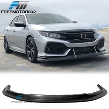 Fits 17-21 Civic Si Hatchback MDA Style Front Bumper Lip Spoiler Splitter Kit PU